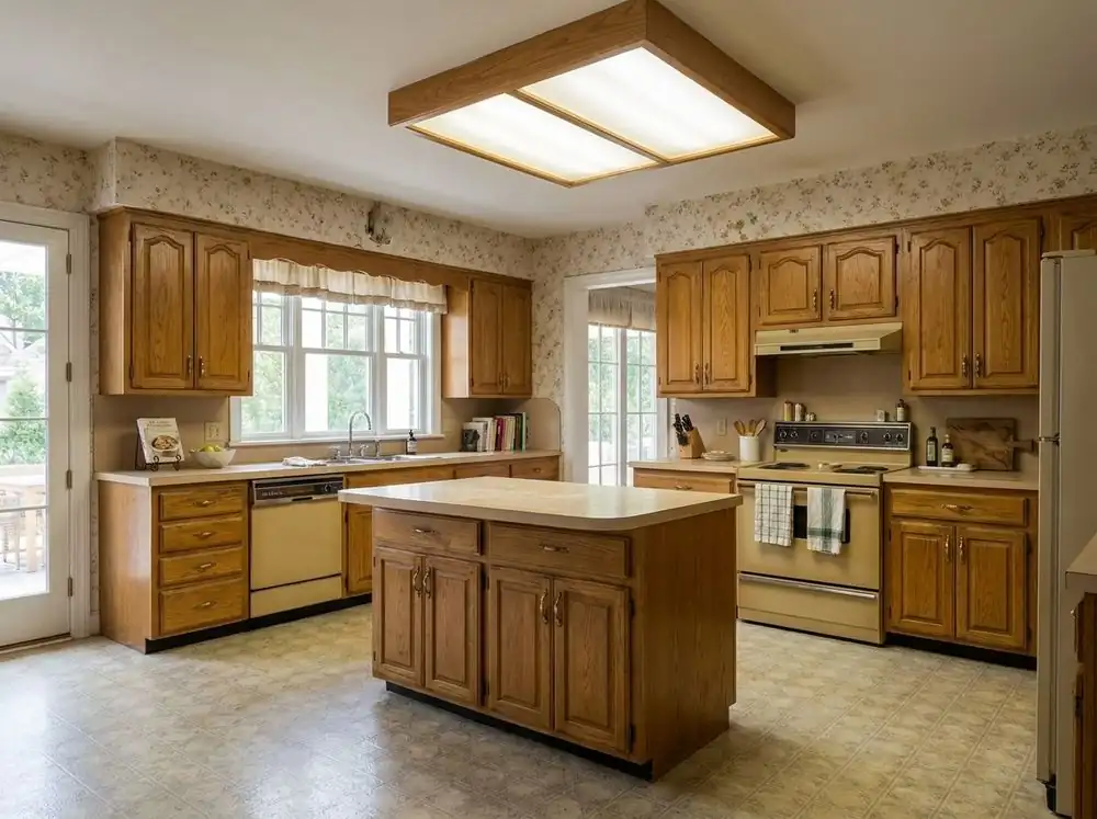 Kitchen remodel — before (example)